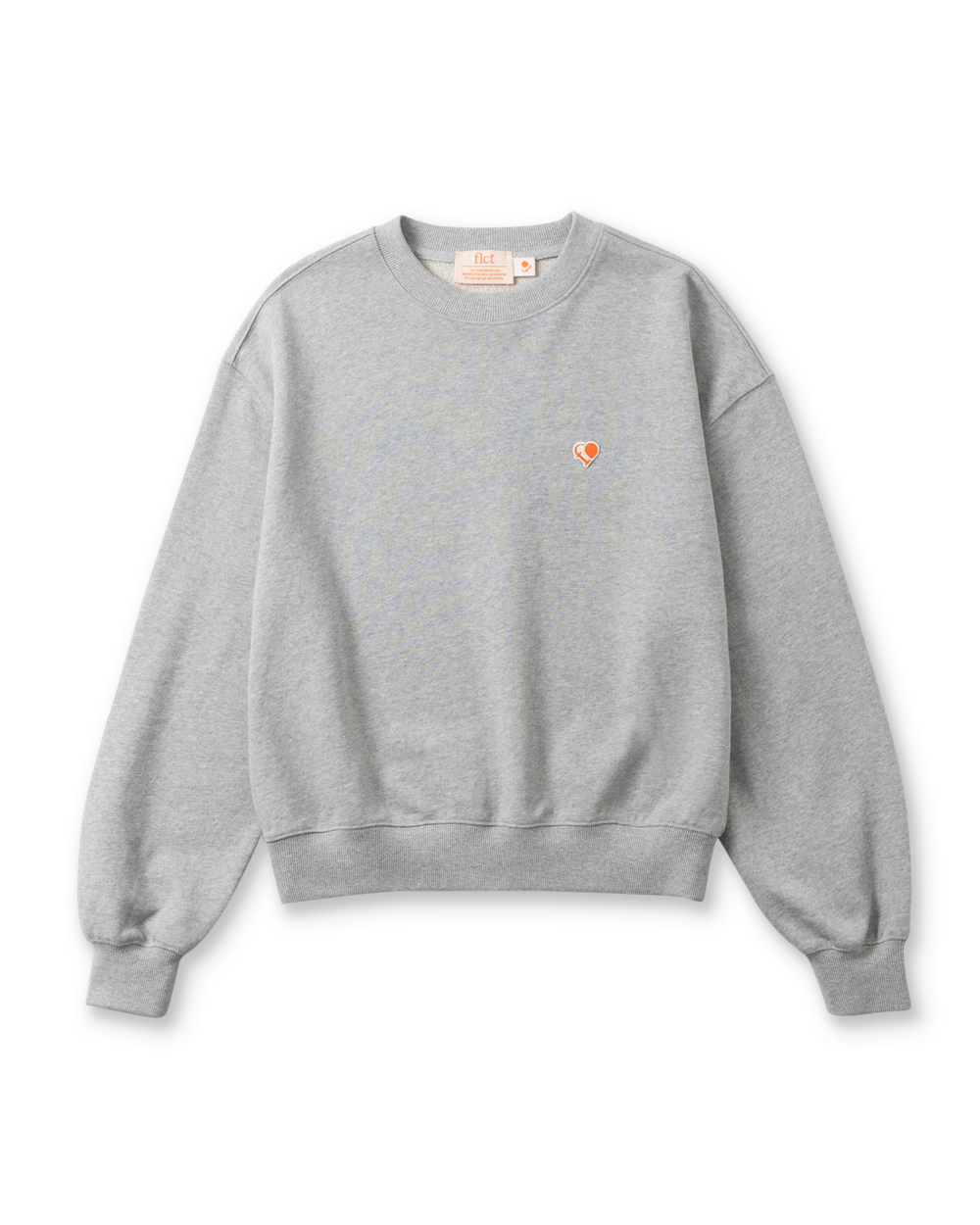 Classic wappen sweatshirt_Melange grey
